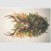 Stag in foliage 3 Decoupage papier (Voorkant)
