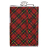 Stag in Heather w / Wallace Badge gepersonaliseerd Heupfles (Achterkant)