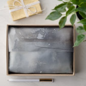 Stag in Sneeuw 3 Decoupage Papier (Geschenk)