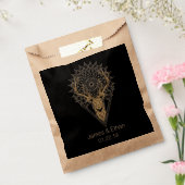 Stag Mandala Wedding Bedankzakje (Gezegeld)