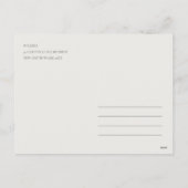 Stag Marsala Foliage WreatPhoto Merry Kerstmis Feestdagenkaart (Achterkant)