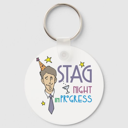 Stag Night Favors Sleutelhanger (Voorkant)