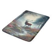 Stag olieverfschilderij badmat (Gekanteld)