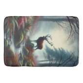 Stag olieverfschilderij badmat (Voorkant)
