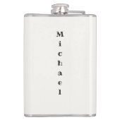 Stag rendier rustiek heupfles (Achterkant)