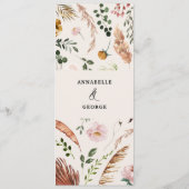 stag sage green bruiloft menu elegant florroze (Achterkant)