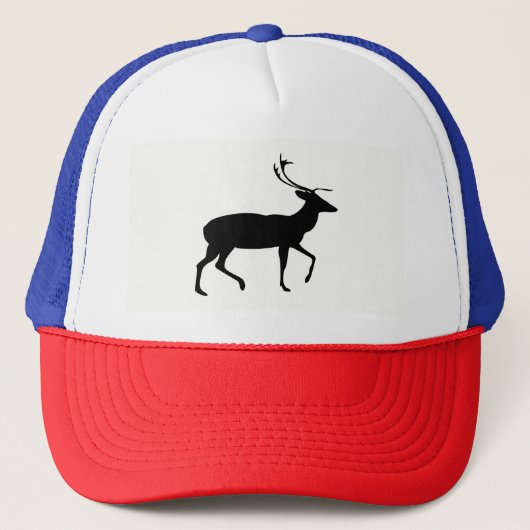 Stag Silhouette Trucker Pet (Voorkant)