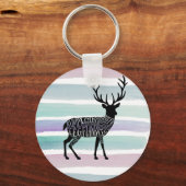 stag venison hert elk jekker slagerij vleessap sleutelhanger (Voorkant)