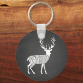 stag venison hert elk jekker slagerij vleessap sleutelhanger (Voorkant)