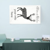 stag venison hert elk jekker slagerij vleessap spandoek (Beurs)