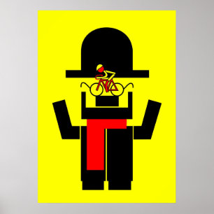 Stage 21 Toulouse-Lautrec houdt van de Ronde van F Poster