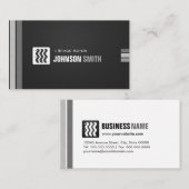 Stage Actor - Urban Black White Visitekaartje (Voorkant / Achterkant)