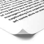 Stage-beheer Poster (Hoek)