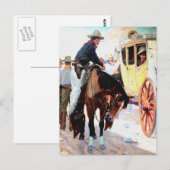 Stage Coach Briefkaart (Voorkant / Achterkant)