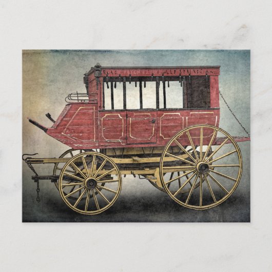STAGE COACH BRIEFKAART (Voorkant)