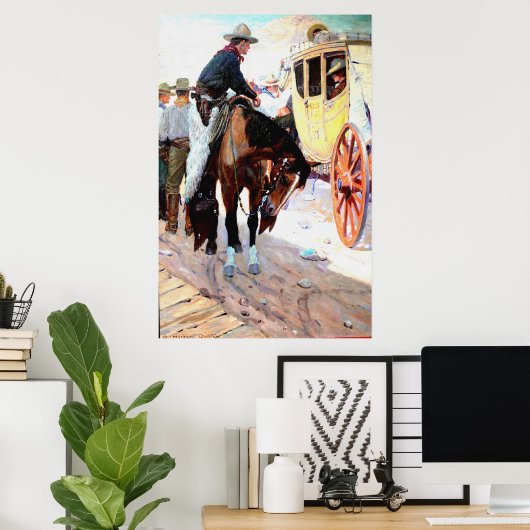 Stage Coach Poster (Thuiskantoor)