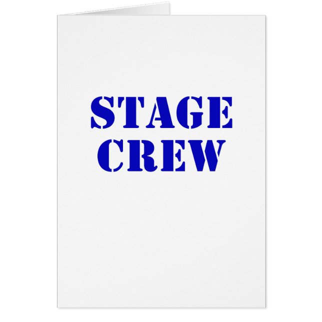 Stage Crew (Voorkant)