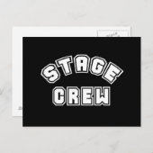Stage Crew Briefkaart (Voorkant / Achterkant)