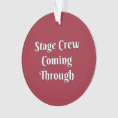 Stage Crew komt door Ornament (voorkant)