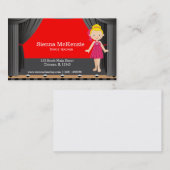 Stage-danser Visitekaartje (Voorkant / Achterkant)