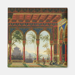 Stage design voor de opera 'Ruslan en Lyudmila' Magneet