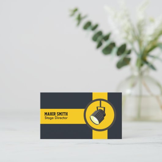 Stage Director Visitekaartje (Staand voorkant)