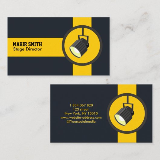 Stage Director Visitekaartje (Voorkant / Achterkant)