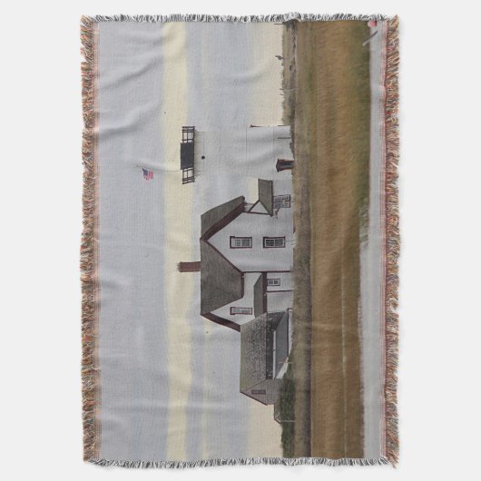 Stage Harbour-vuurtoren Deken (Voorkant Verticaal)