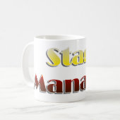 Stage Manager (alleen tekst) Koffiemok (Voorkant links)