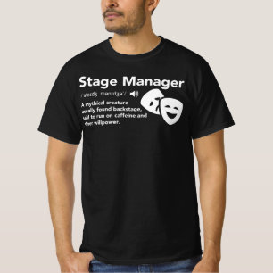 Stage Manager Definitie T-shirt
