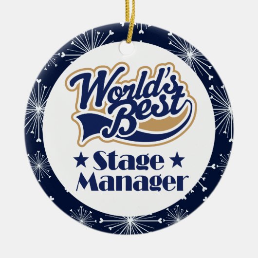 Stage Manager Gift Ornament (Voorkant)