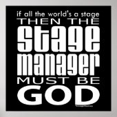 Stage Manager God Poster (Voorkant)