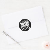 Stage Manager God Ronde Sticker (Envelop)