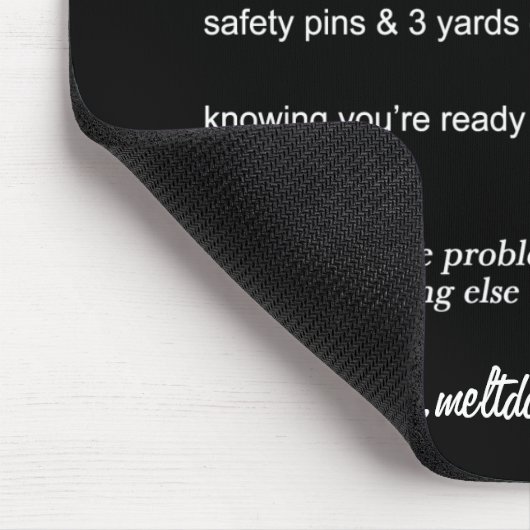 Stage Manager Mousepad (zwart) Muismat (Hoek)