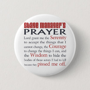 Stage Manager Ronde Button 5,7 Cm