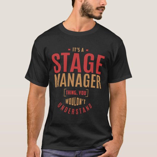 Stage Manager T-shirt (Voorkant)