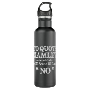 Stage Manager Theater Gifts - Shakespeare Hamlet Q Waterfles