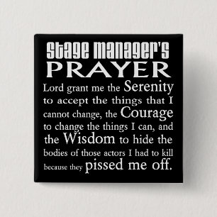 Stage Manager Vierkante Button 5,1 Cm