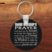 Stage Manager's gebedje Sleutelhanger (Voorkant)