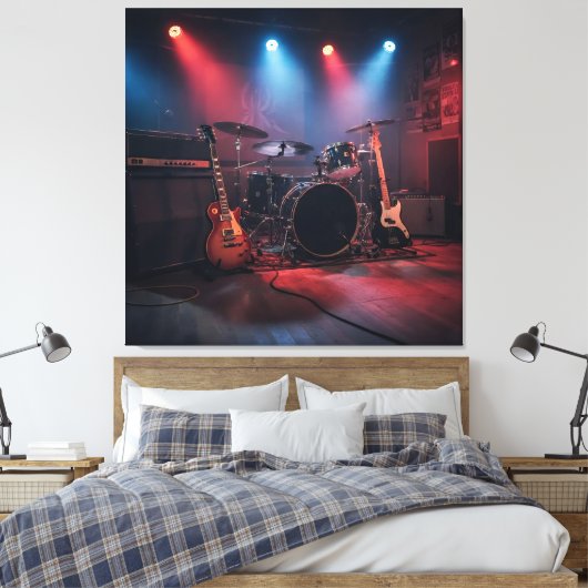 Stage of Vibrations Canvas Afdruk (Insitu (Slaapkamer))