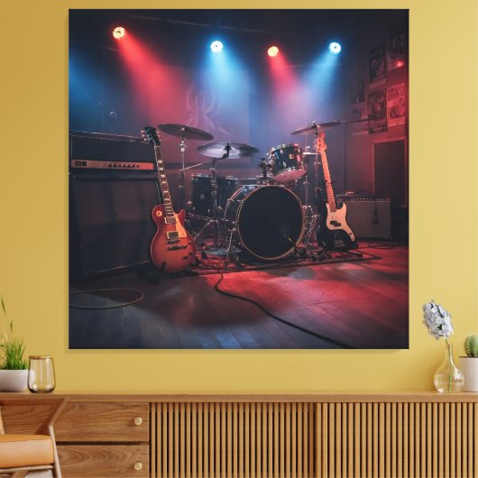 Stage of Vibrations Canvas Afdruk (Insitu (Woonkamer))