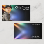 Stage Visitekaartjes headshot Actors & modellen (Voorkant / Achterkant)