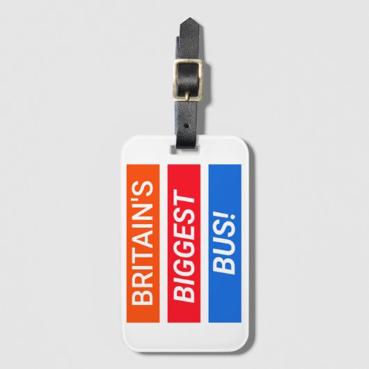 Stagecoach-Bagagelabel Bagagelabel (Voorkant (verticaal))