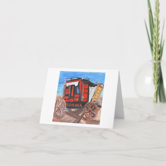 Stagecoach Bedankkaart (Voorkant)