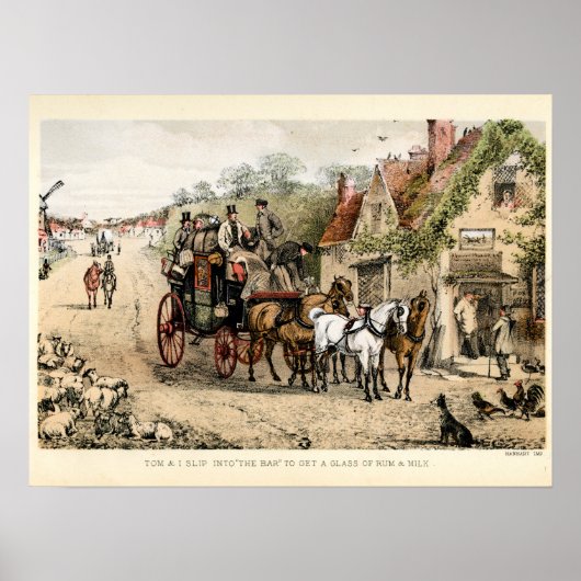 Stagecoach buiten coachingzaal poster (Voorkant)