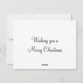 Stagecoach Flat Card Feestdagenkaart (Achterkant)