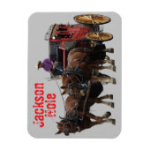 Stagecoach Jackson Hole Wyoming Magneet (Verticaal)