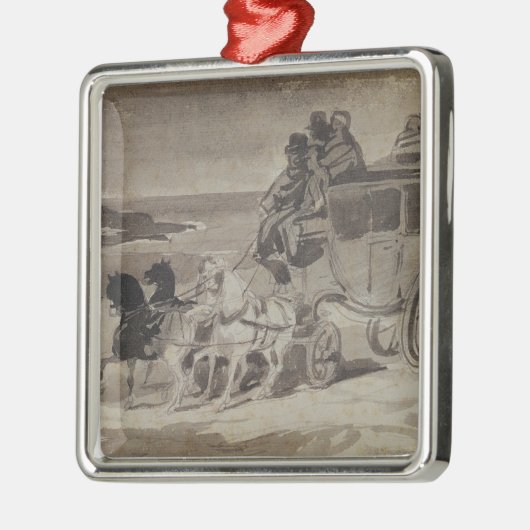 Stagecoach Metalen Ornament (Links)