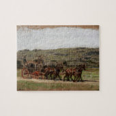 Stagecoach Old West Vintage Legpuzzel (Horizontaal)