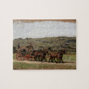 Stagecoach Old West Vintage Legpuzzel
